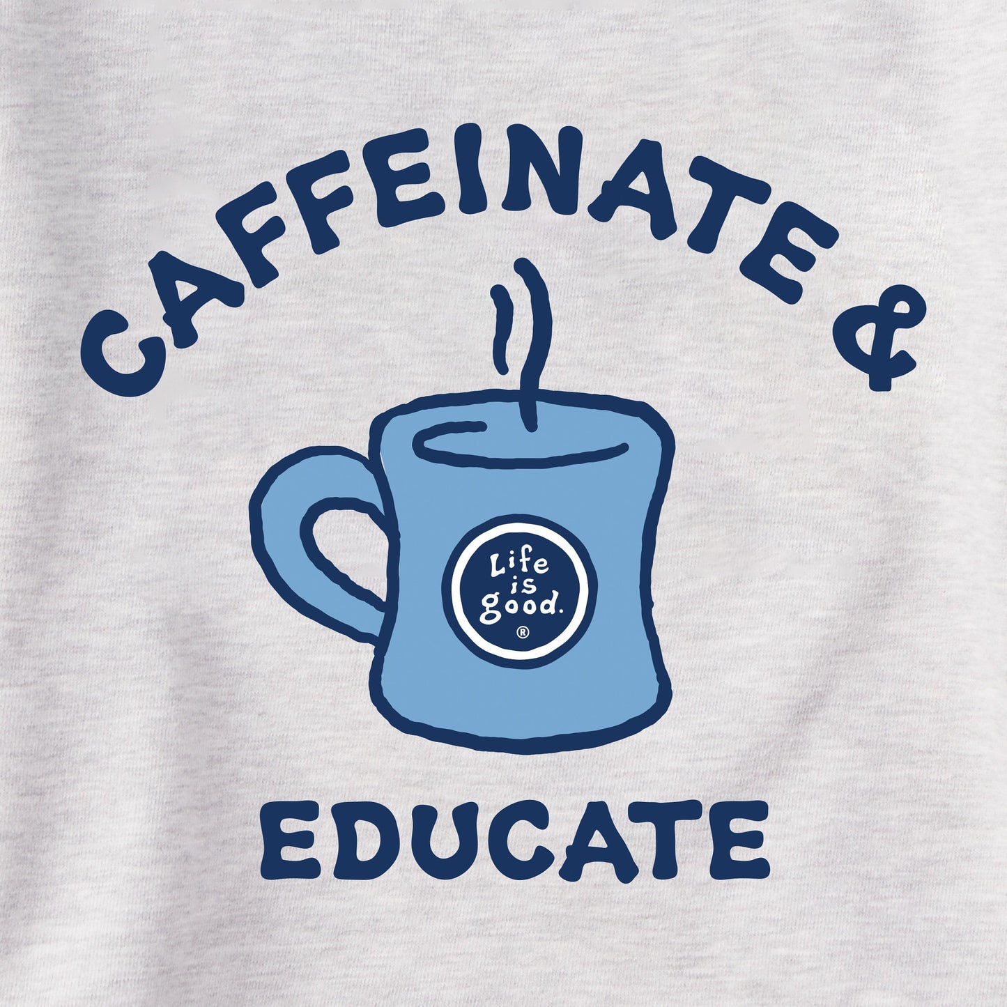 Women's Caffeinate and Educate Simply True Fleece Hoodie
