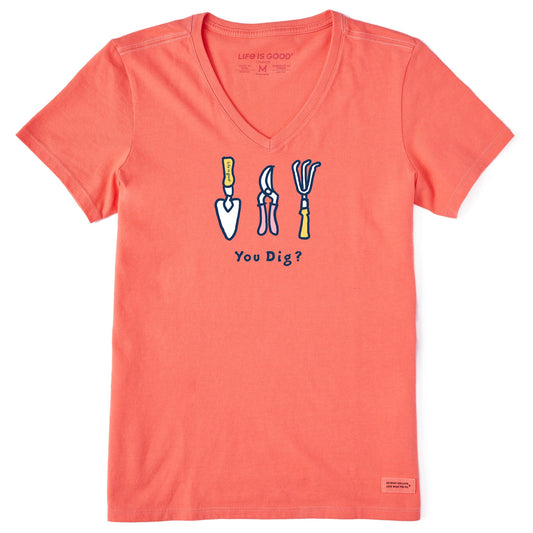 Women's You Dig? Short Sleeve Vee