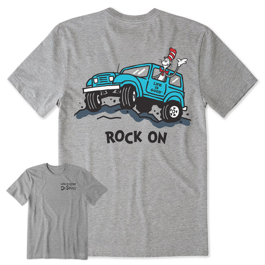 Men's The Cat Rock On 4x4 Short Sleeve Crusher Tee