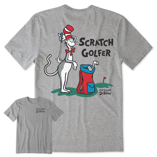 Men's The Cat Scratch Golfer Short Sleeve Crusher Tee