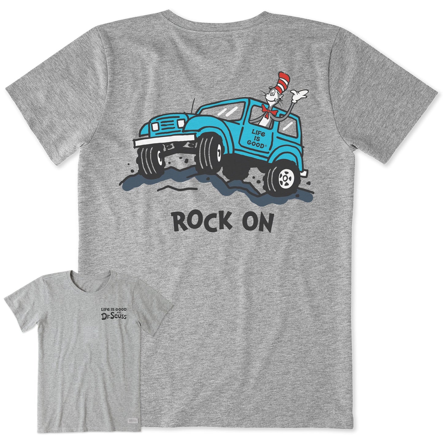 Women's The Cat Rock On 4x4 Short Sleeve Crusher Tee