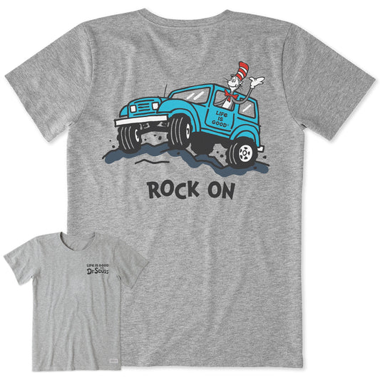 Women's The Cat Rock On 4x4 Short Sleeve Crusher Tee