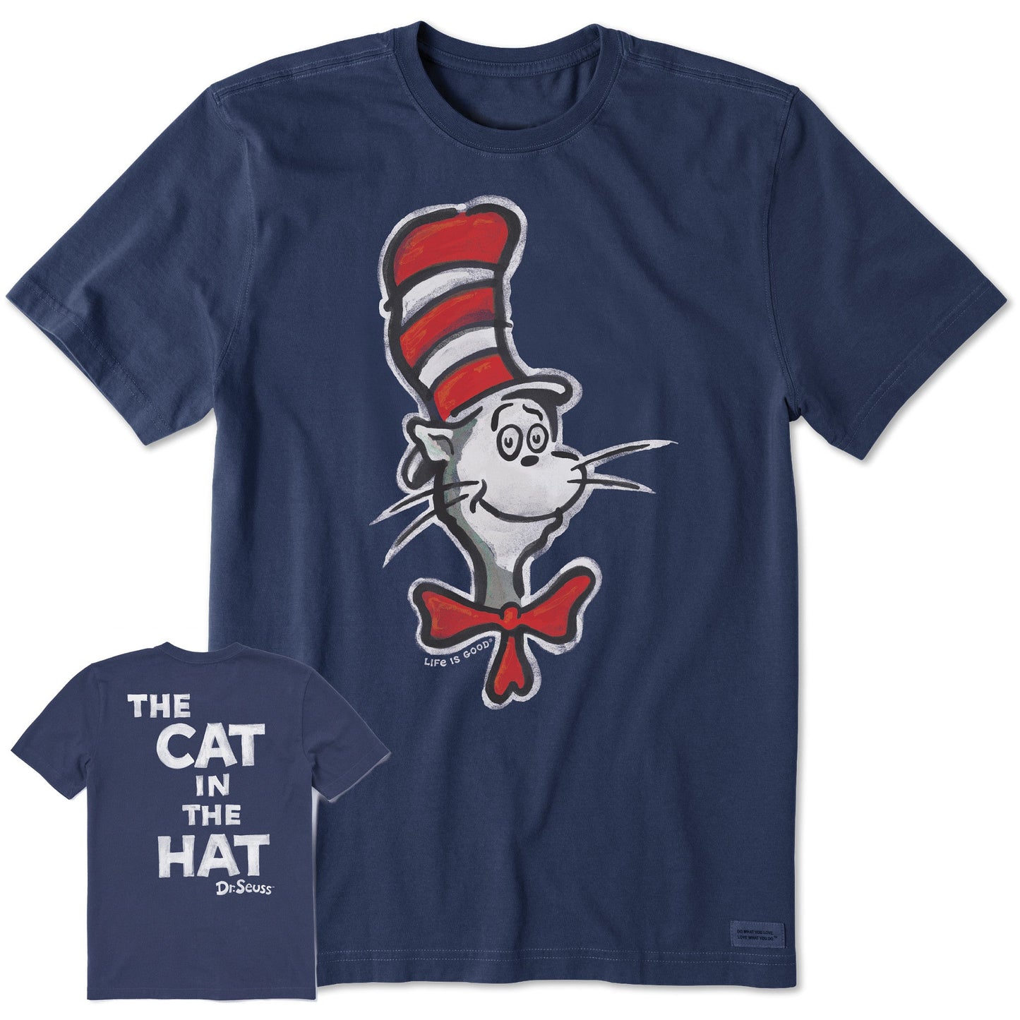 Men's Cat in the Hat Short Sleeve Crusher Tee