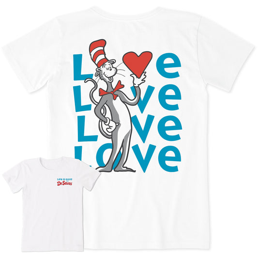 Women's The Cat Love Short Sleeve Crusher Tee