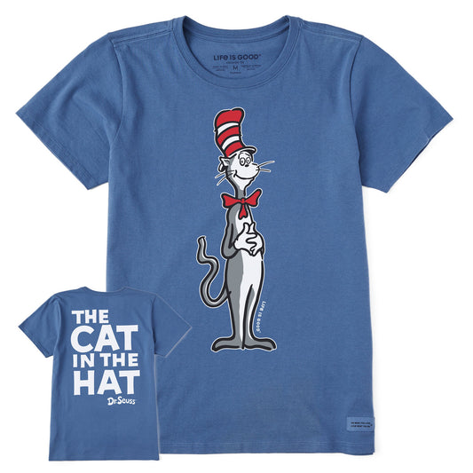 Women's Cat in the Hat Standing Tall Short Sleeve Crusher Tee
