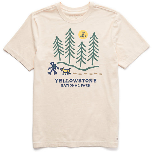 Men's Jake Yellowstone Hike Short Sleeve Crusher Tee