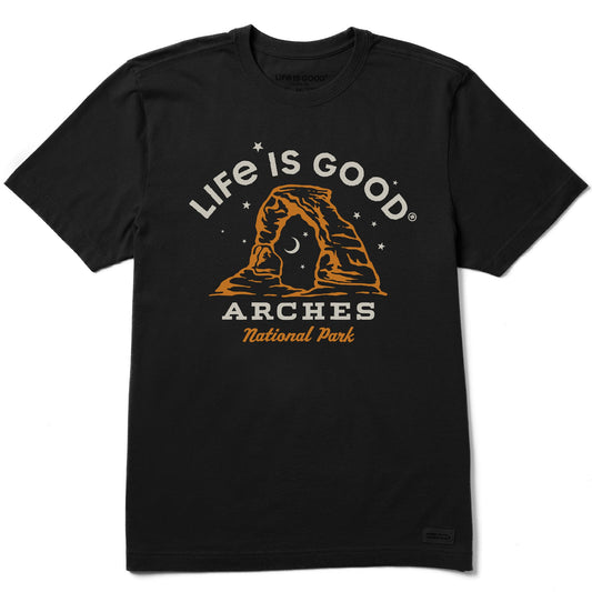 Men's Arches National Park Hand Drawn Short Sleeve Crusher Tee