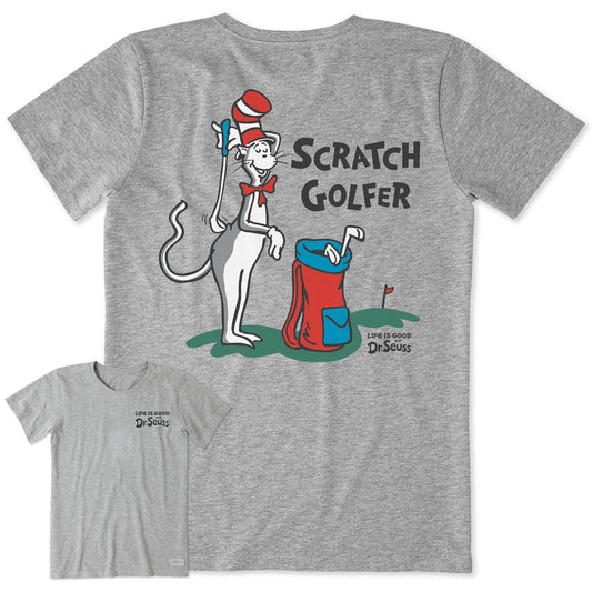 Women's The Cat Scratch Golfer Short Sleeve Crusher Tee