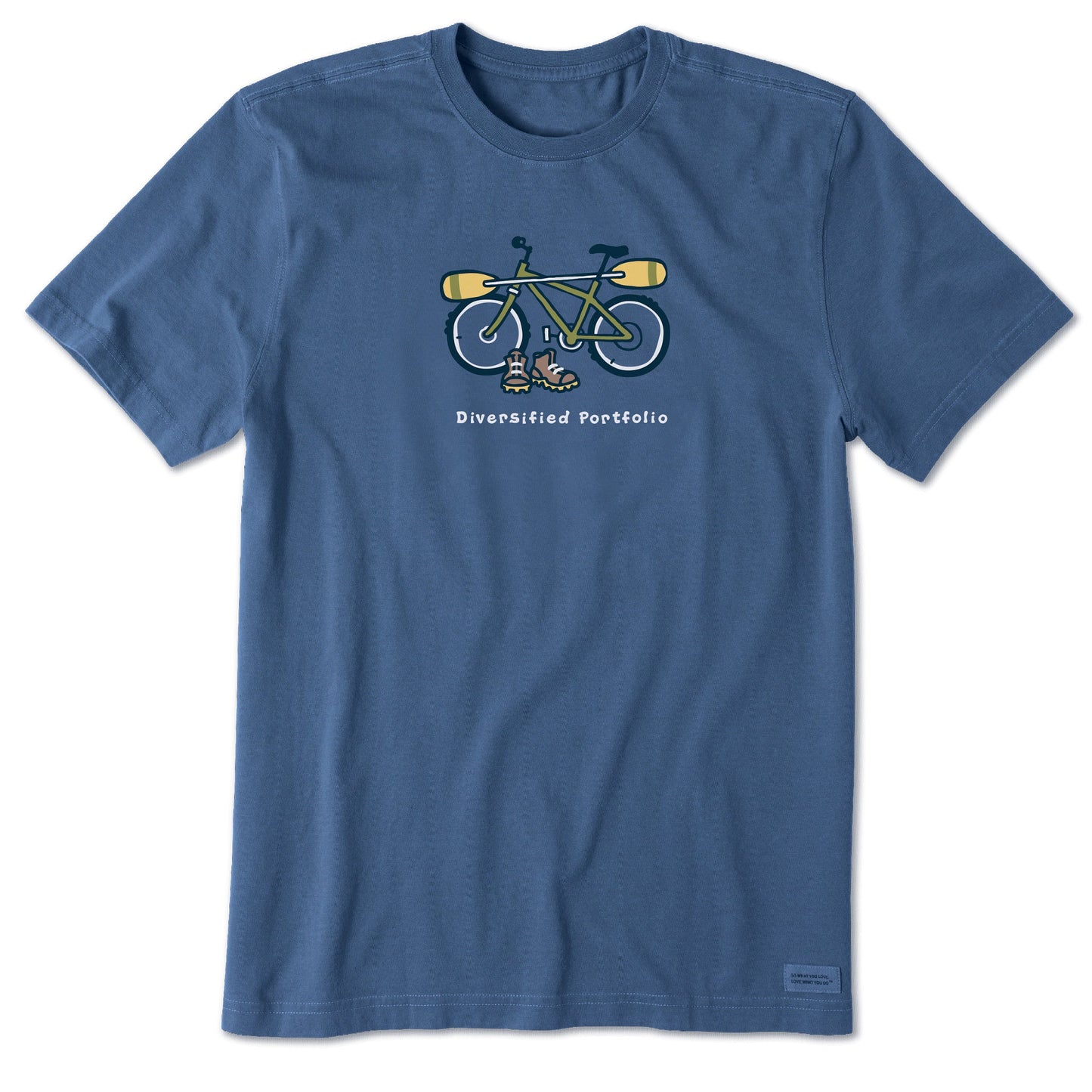Men's Diversified Portfolio Bike Short Sleeve Crusher Tee