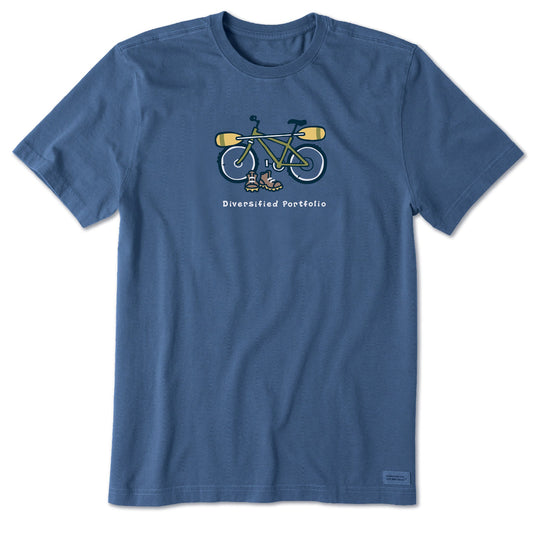 Men's Diversified Portfolio Bike Short Sleeve Crusher Tee