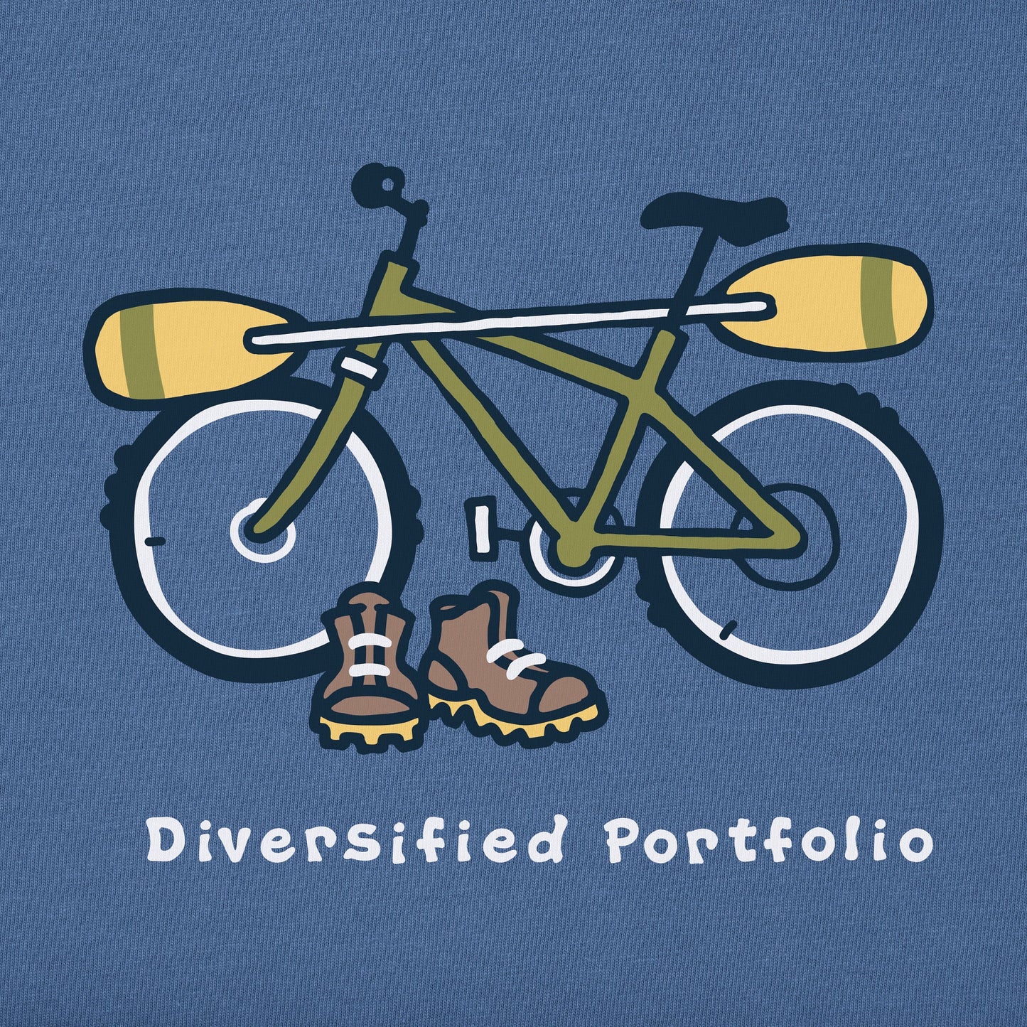 Men's Diversified Portfolio Bike Short Sleeve Crusher Tee