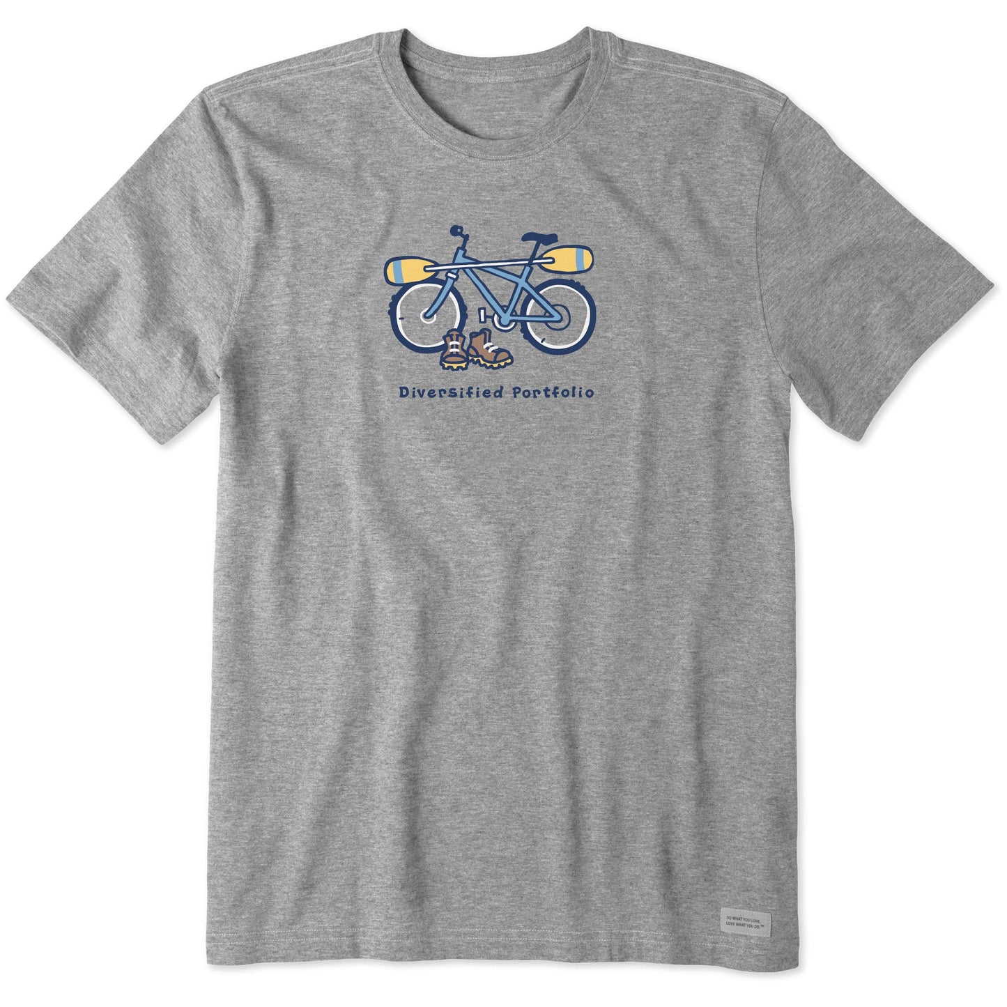 Men's Diversified Portfolio Bike Short Sleeve Crusher Tee