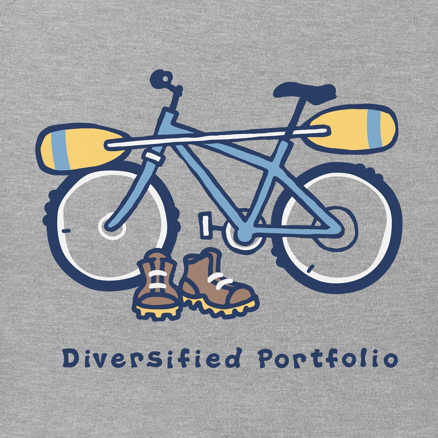 Men's Diversified Portfolio Bike Short Sleeve Crusher Tee