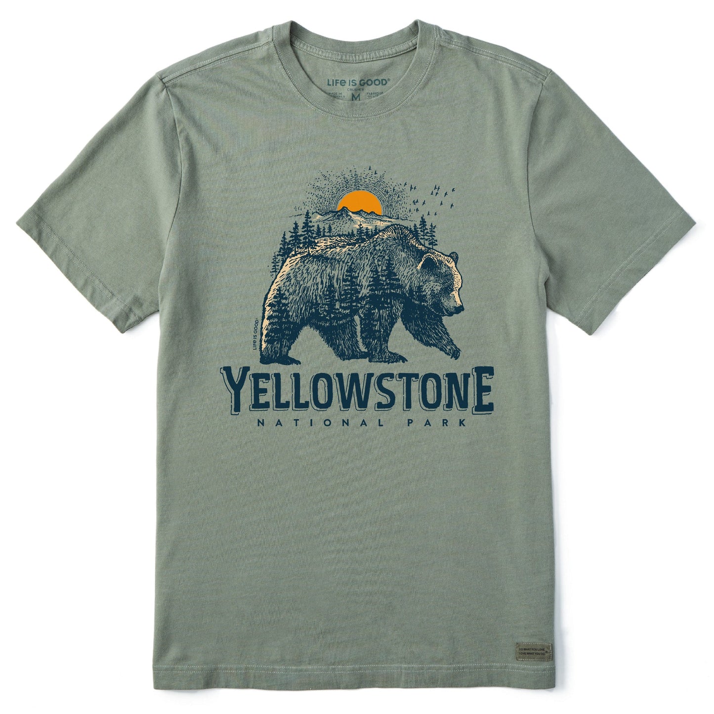 Men's Yellowstone Bearscape Short Sleeve Crusher Tee