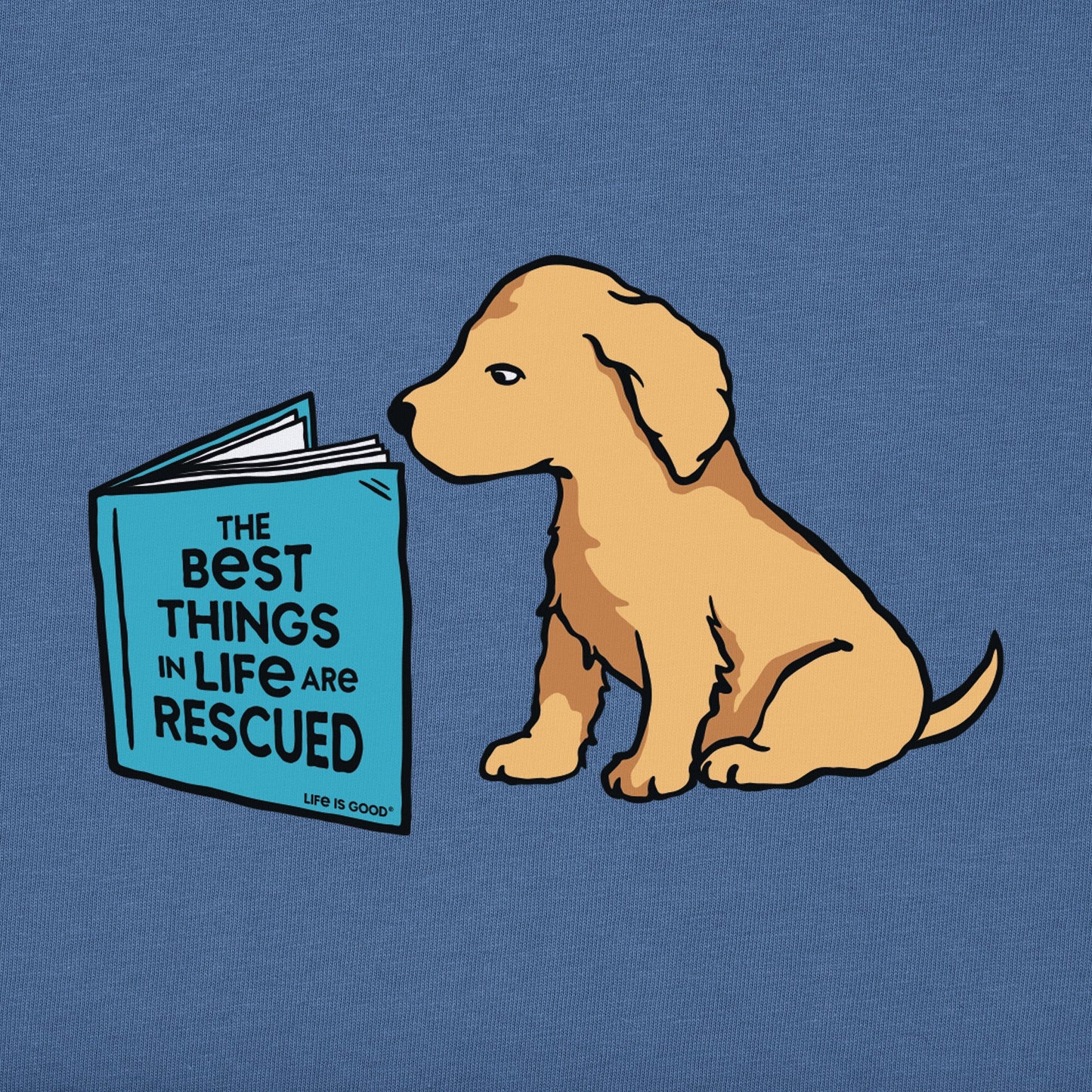 Women's The Best Things are Rescued Short Sleeve Crusher Vee