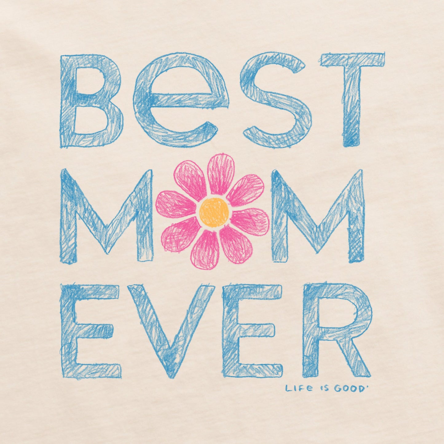 Women's Best Mom Ever Short Sleeve Crusher Tee