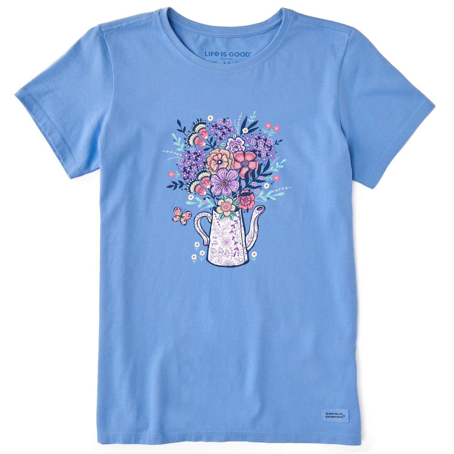 Women's Potted Flowers Short Sleeve Tee