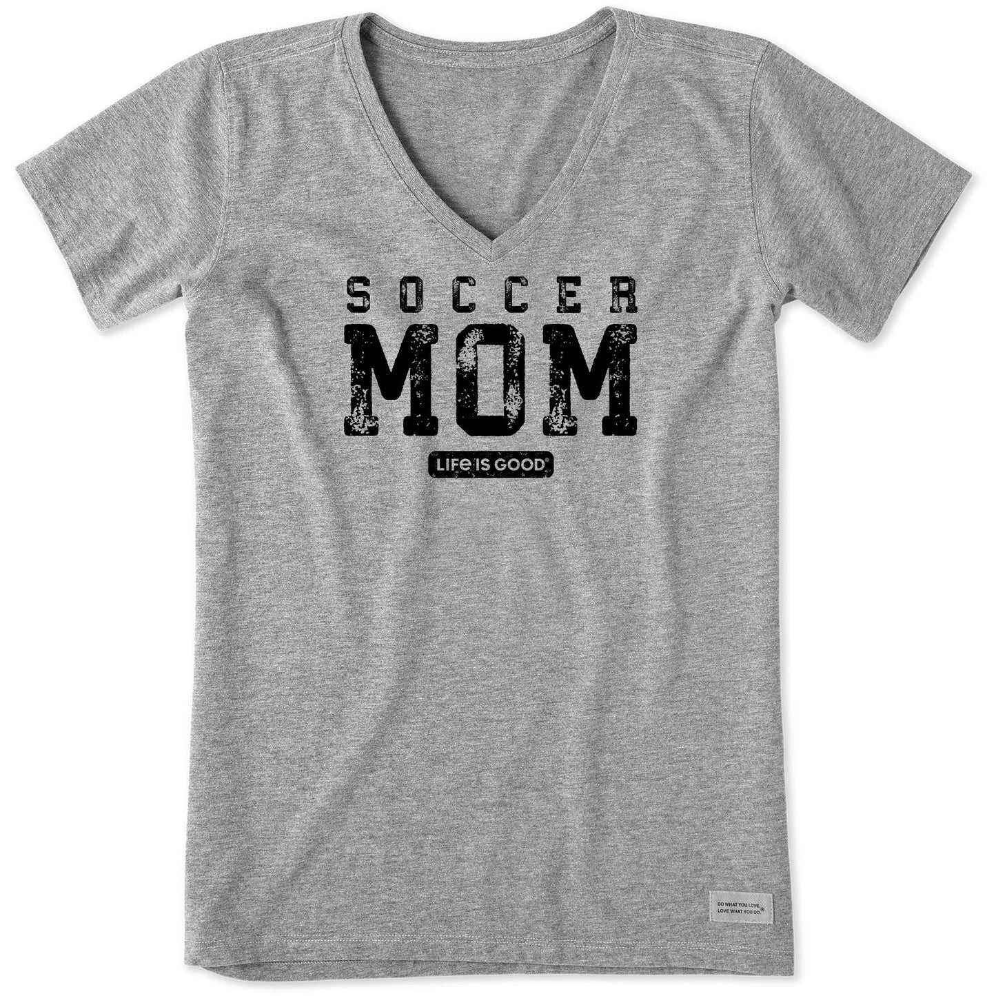 Women's Soccer Mom Short Sleeve Vee