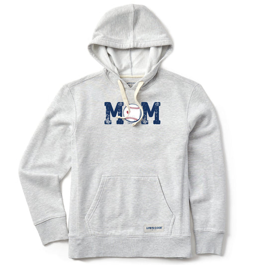 Women's Baseball Mom Simply True Fleece Hoodie