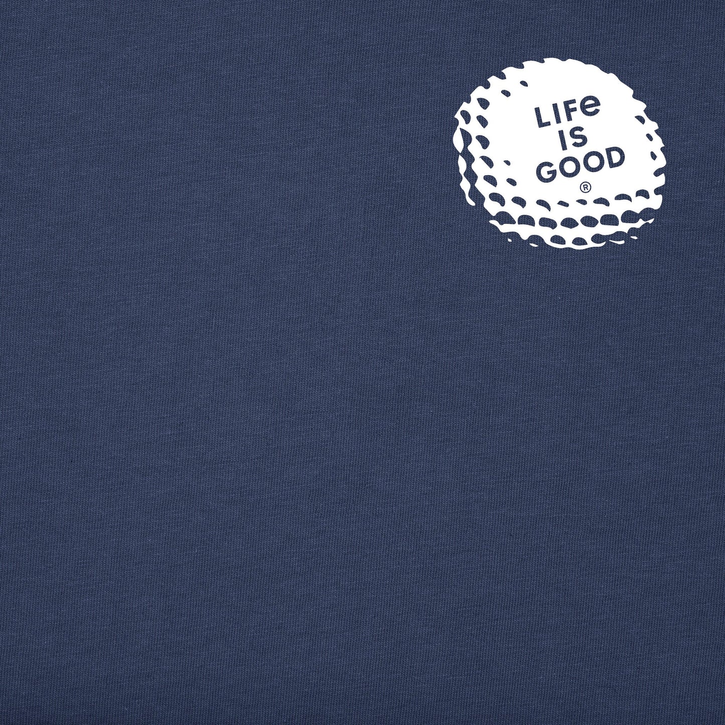 Men's Vertical USA Flag Golf Short Sleeve Crusher Tee