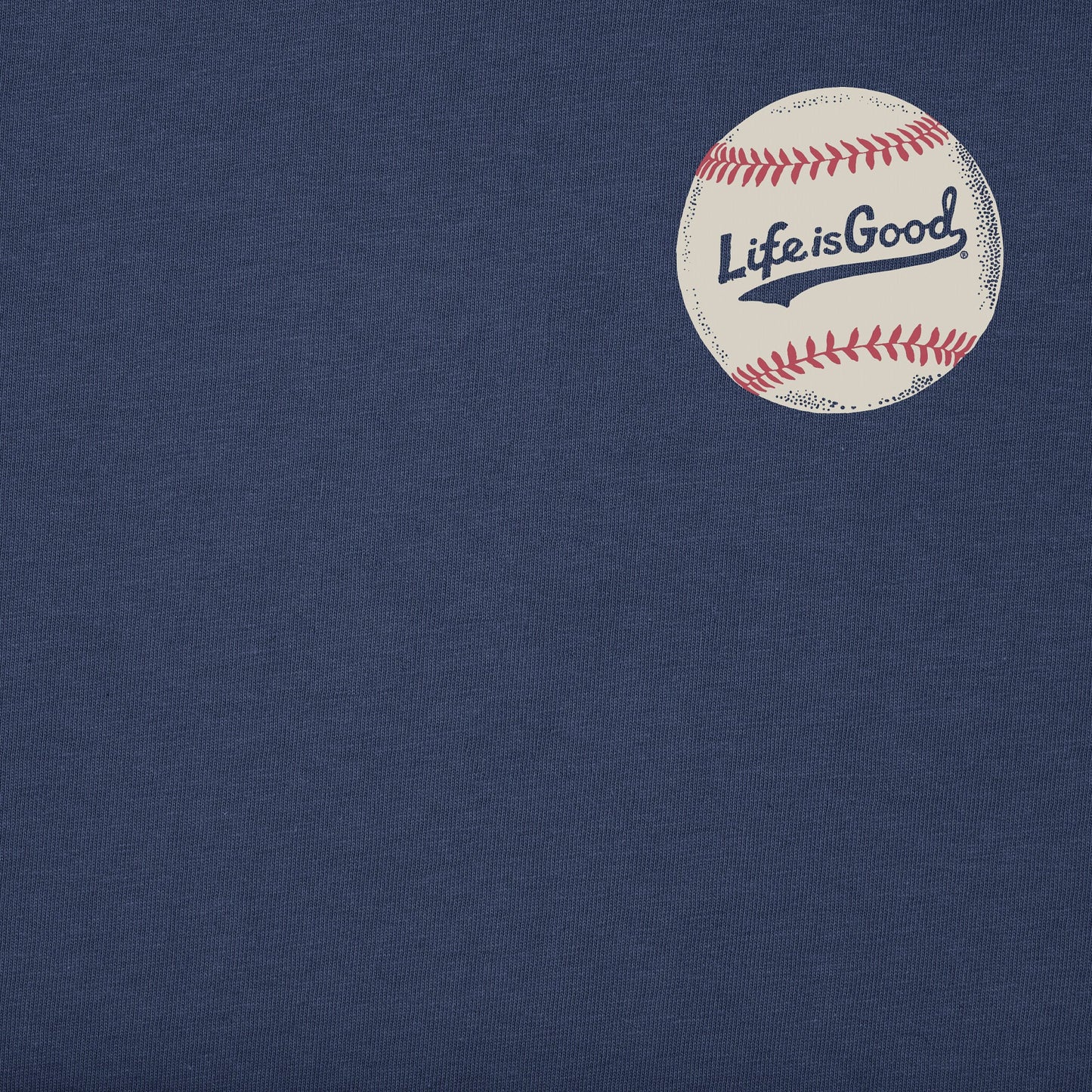 Men's Vertical USA Flag Baseball Short Sleeve Tee