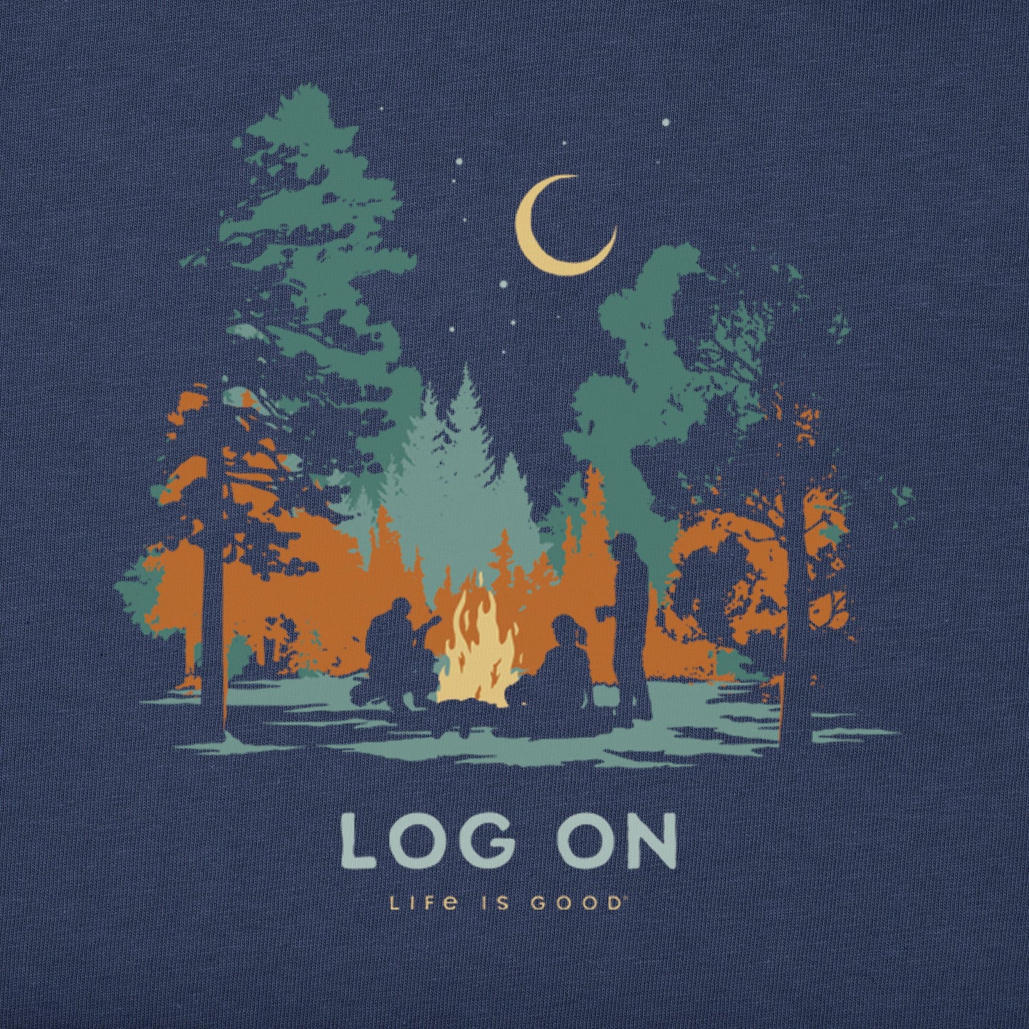 Men's Log On Short Sleeve Crusher Tee