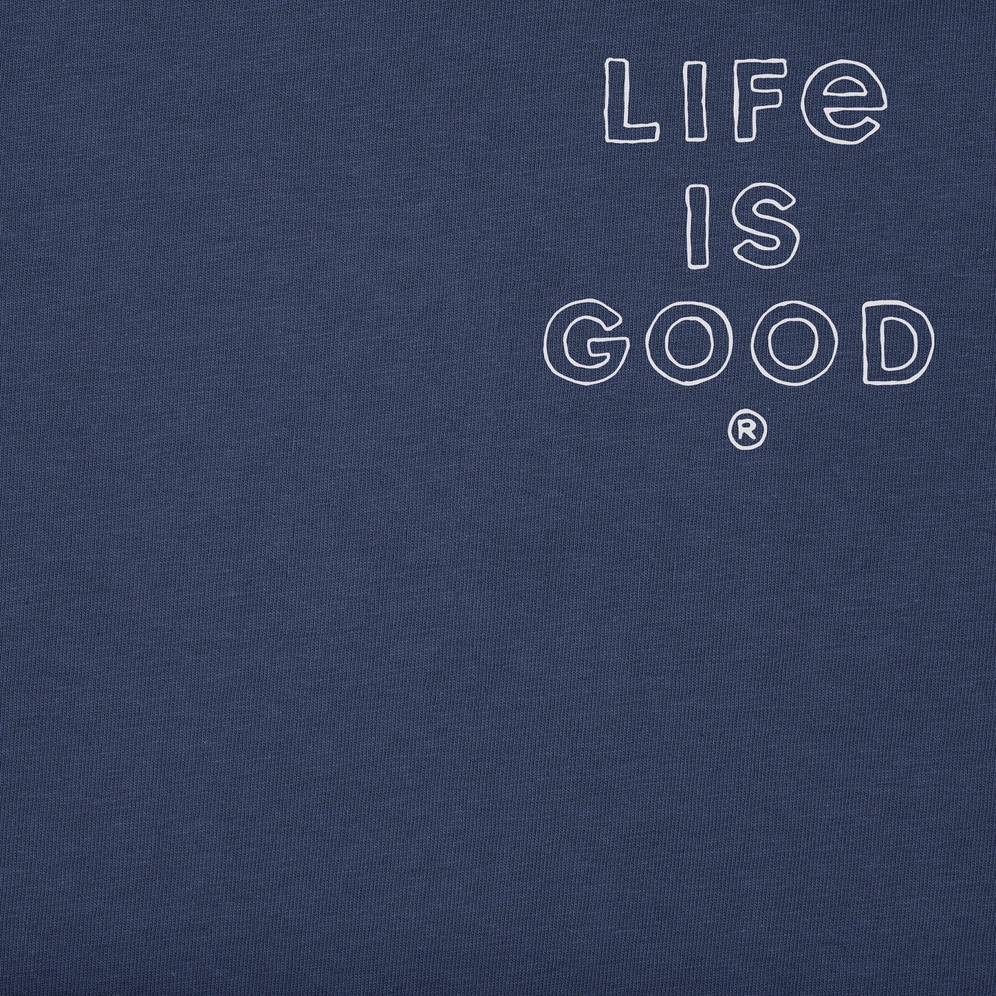 Men's Vertical USA Flag Hand Drawn Short Sleeve Crusher Tee