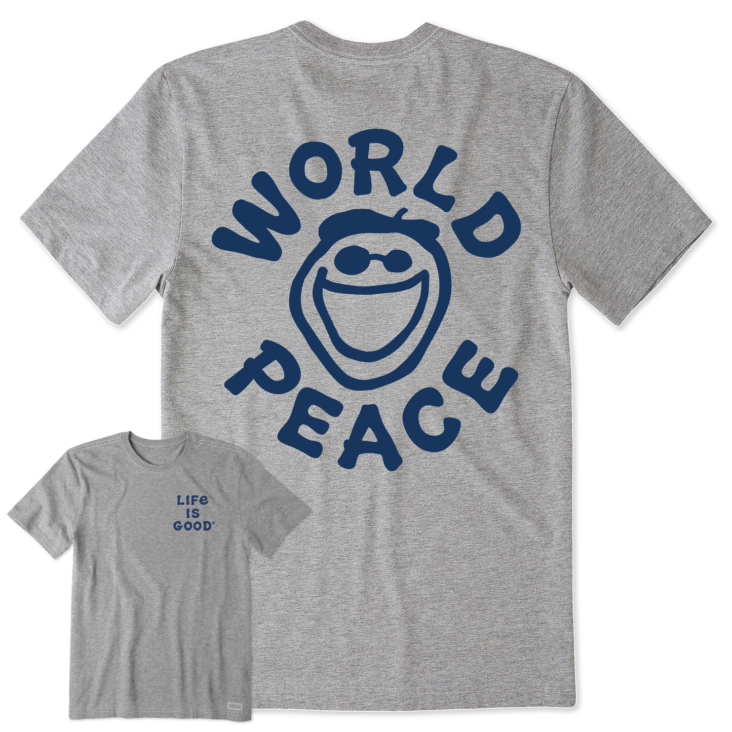 Men's World Peace Jake Short Sleeve Crusher Tee