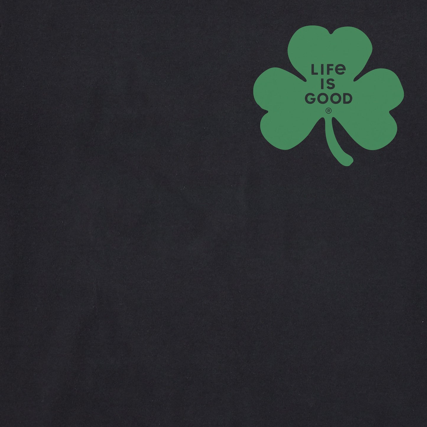 Men's Vertical USA Flag Shamrocks Short Sleeve Crusher Tee