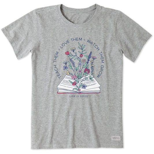 Women's Teach Them Love Short Sleeve Crusher Tee