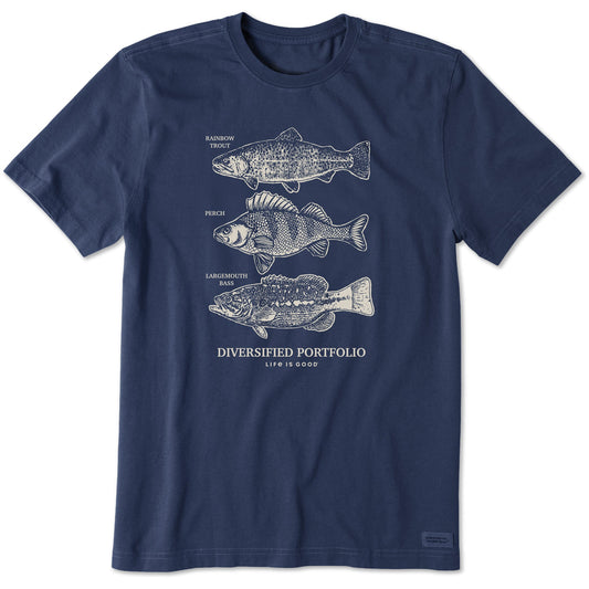 Men's Diversified Freshwater Catches Short Sleeve Tee