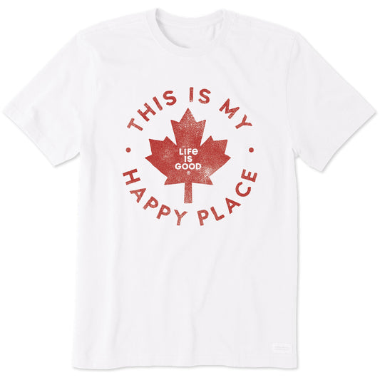 Men's Canada is my Happy Place Short Sleeve Tee