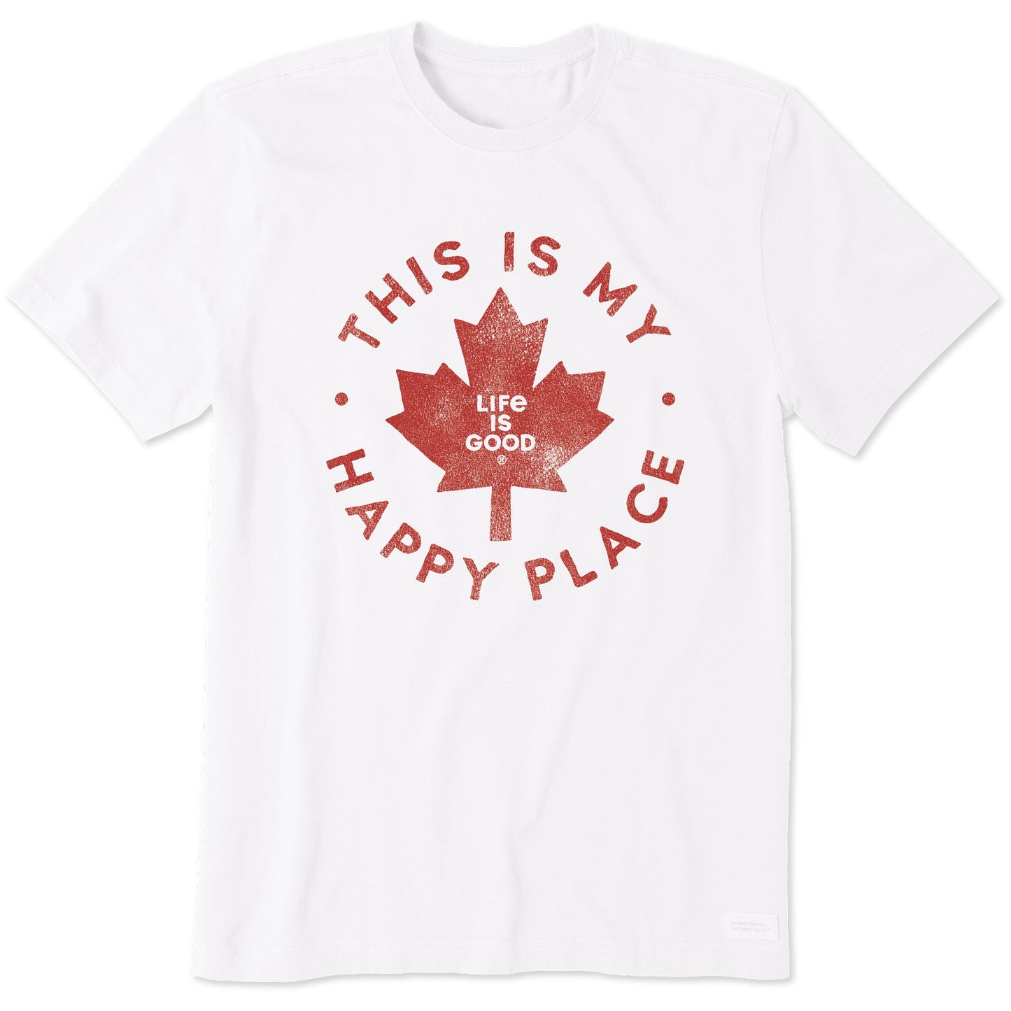 Men's Canada is my Happy Place Short Sleeve Tee