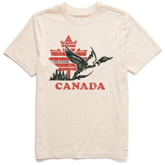 Men's Canadian Loon Short Sleeve Crusher Tee