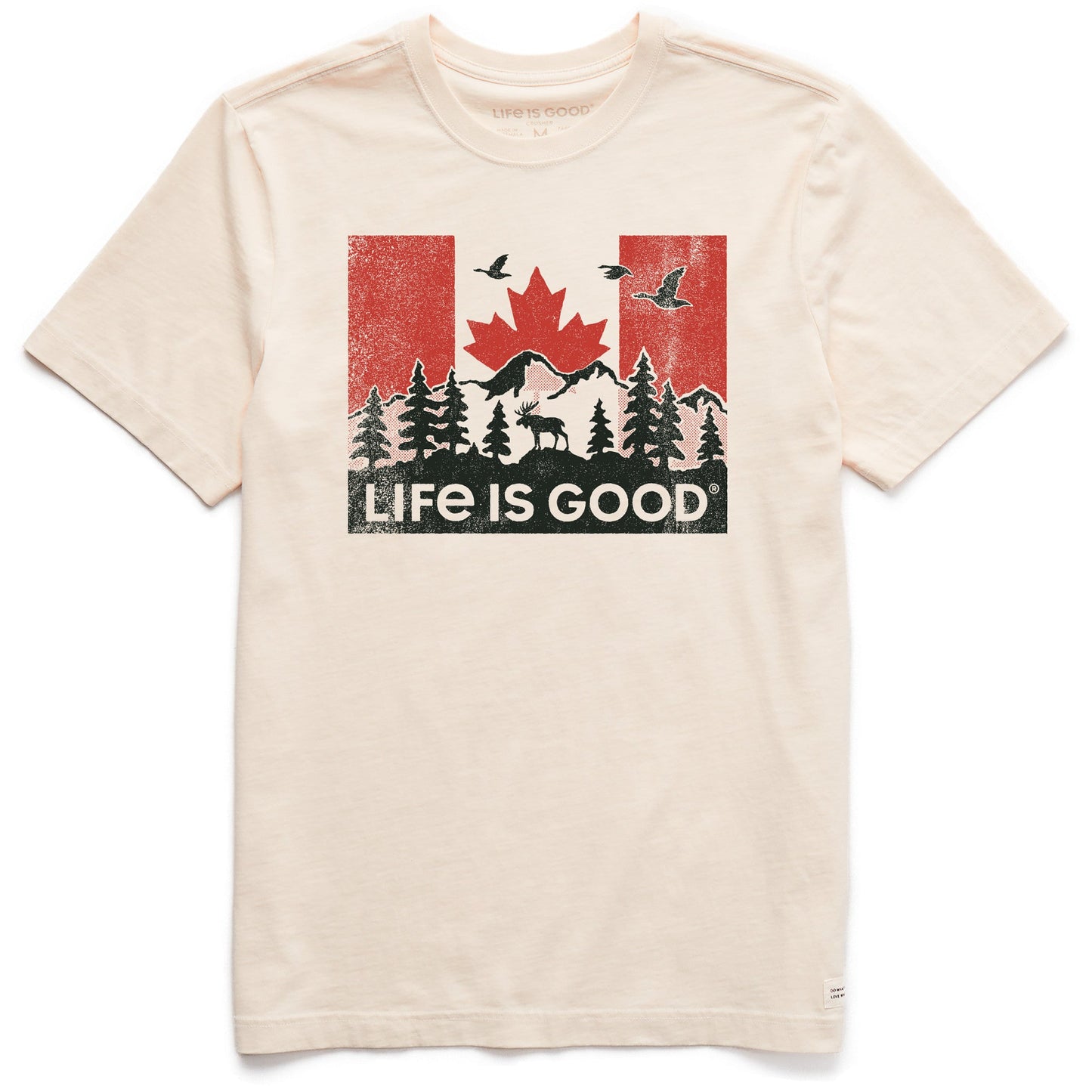 Men's Scenic Canadian Flag Short Sleeve Crusher Tee