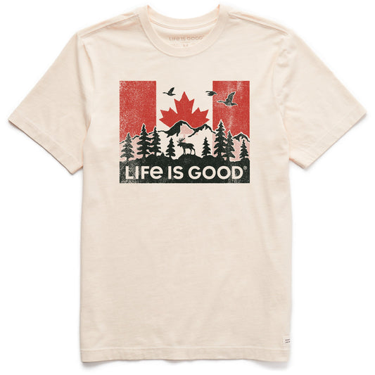 Men's Scenic Canadian Flag Short Sleeve Crusher Tee
