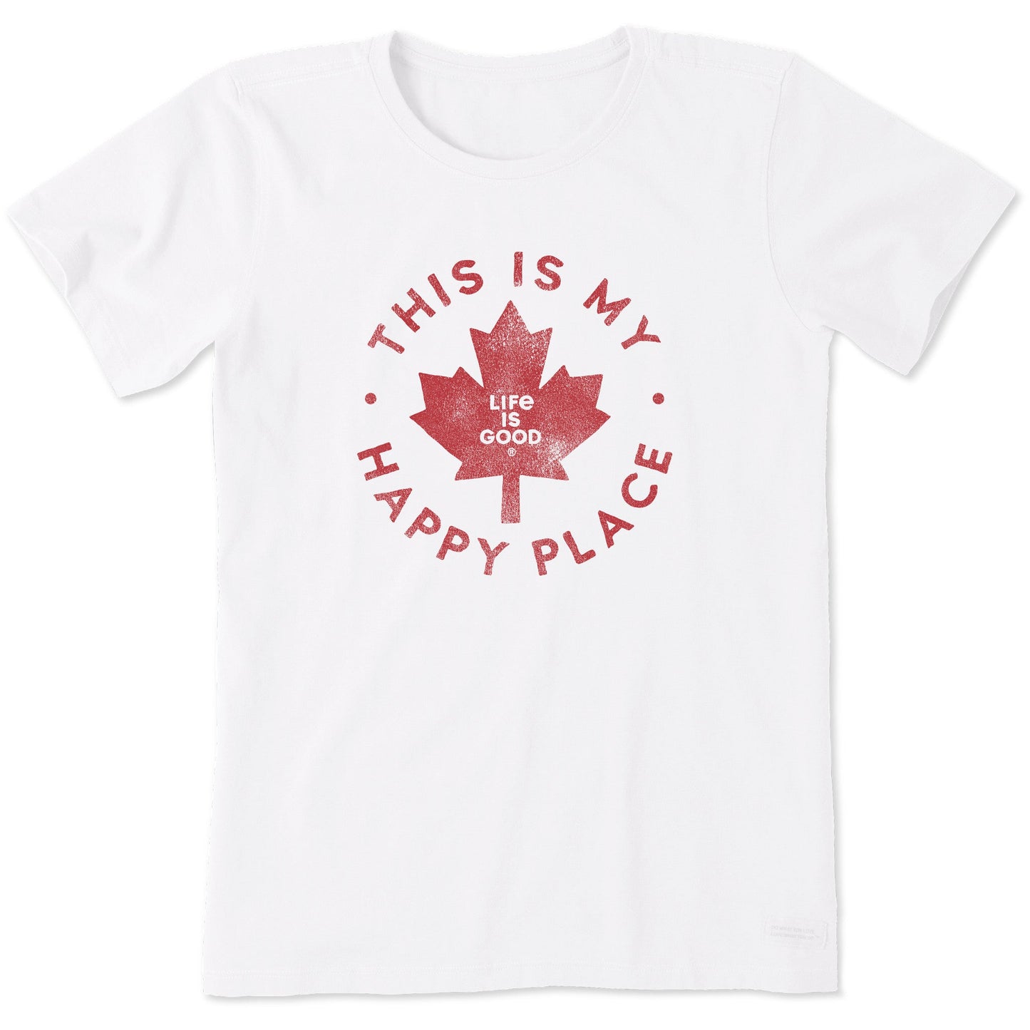 Women's Canada is my Happy Place Short Sleeve Tee