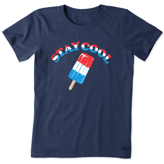 Women's Stay Cool USA Pop Short Sleeve Tee
