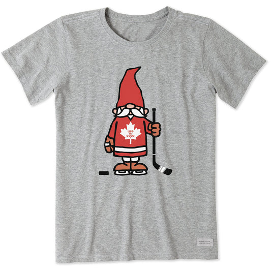 Women's Canadian Hockey Gnome Short Sleeve Tee