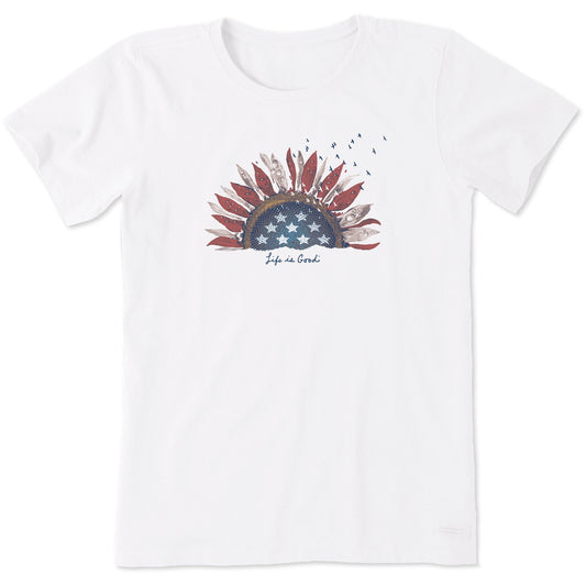 Women's Sunflower USA Short Sleeve Tee