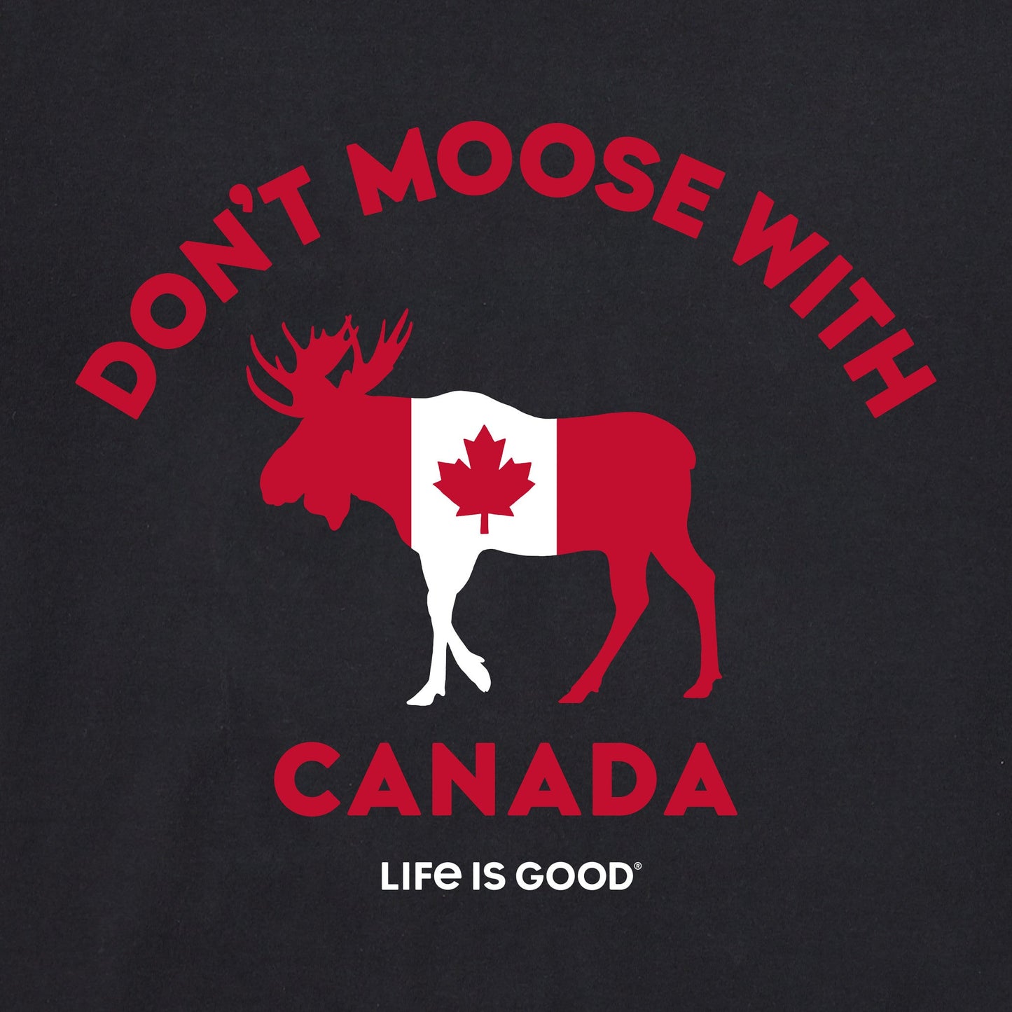 Women's Don't Moose With Canada Short Sleeve Tee