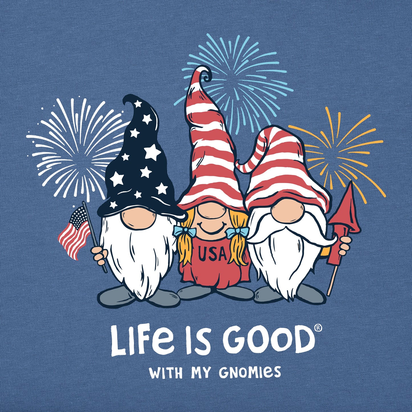 Women's USA Gnomes Short Sleeve Tee