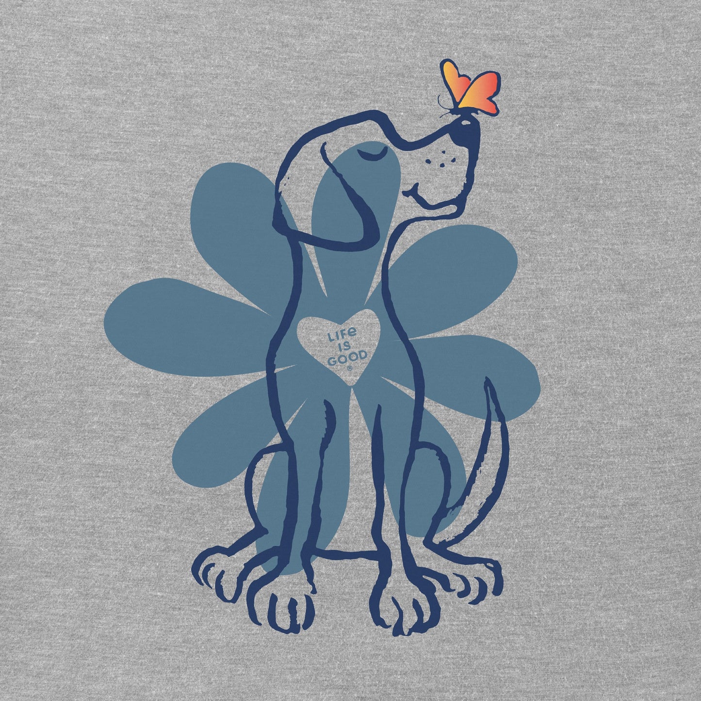 Women's Spring Daisy Dog Short Sleeve Vee