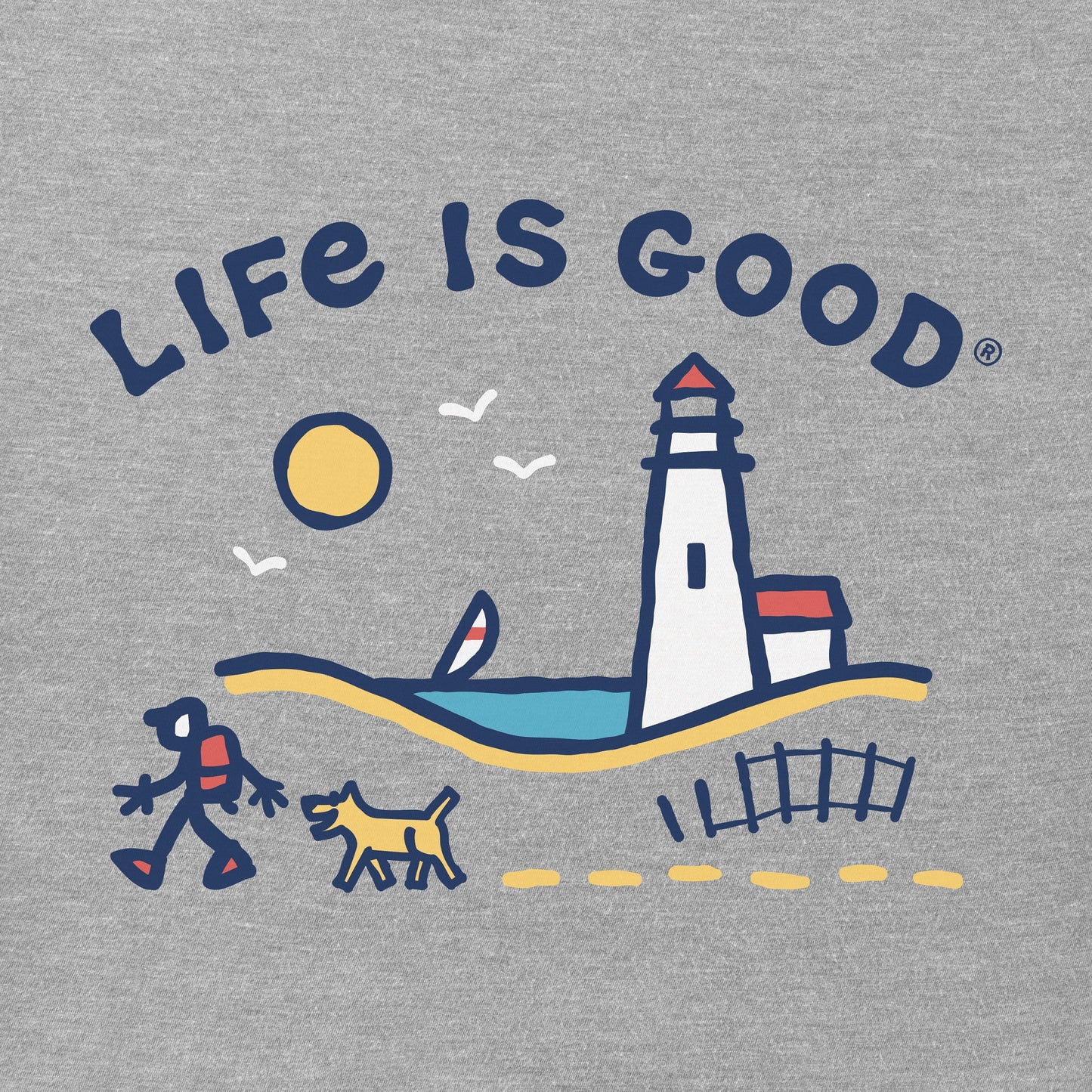 Men's Jake and Rocket Lighthouse Walk Short Sleeve Tee