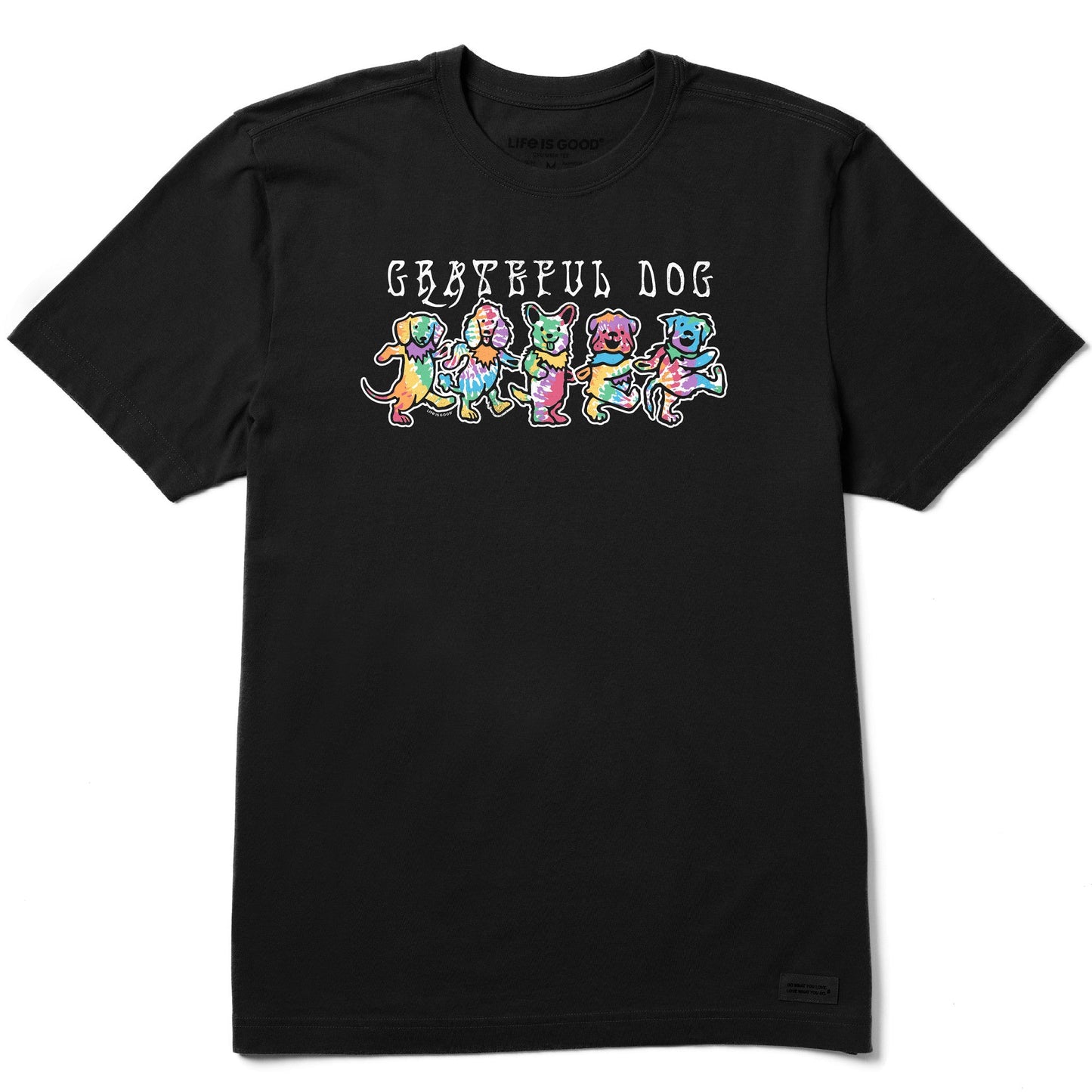 Men's Tie Dye Grateful Dog Short Sleeve Tee