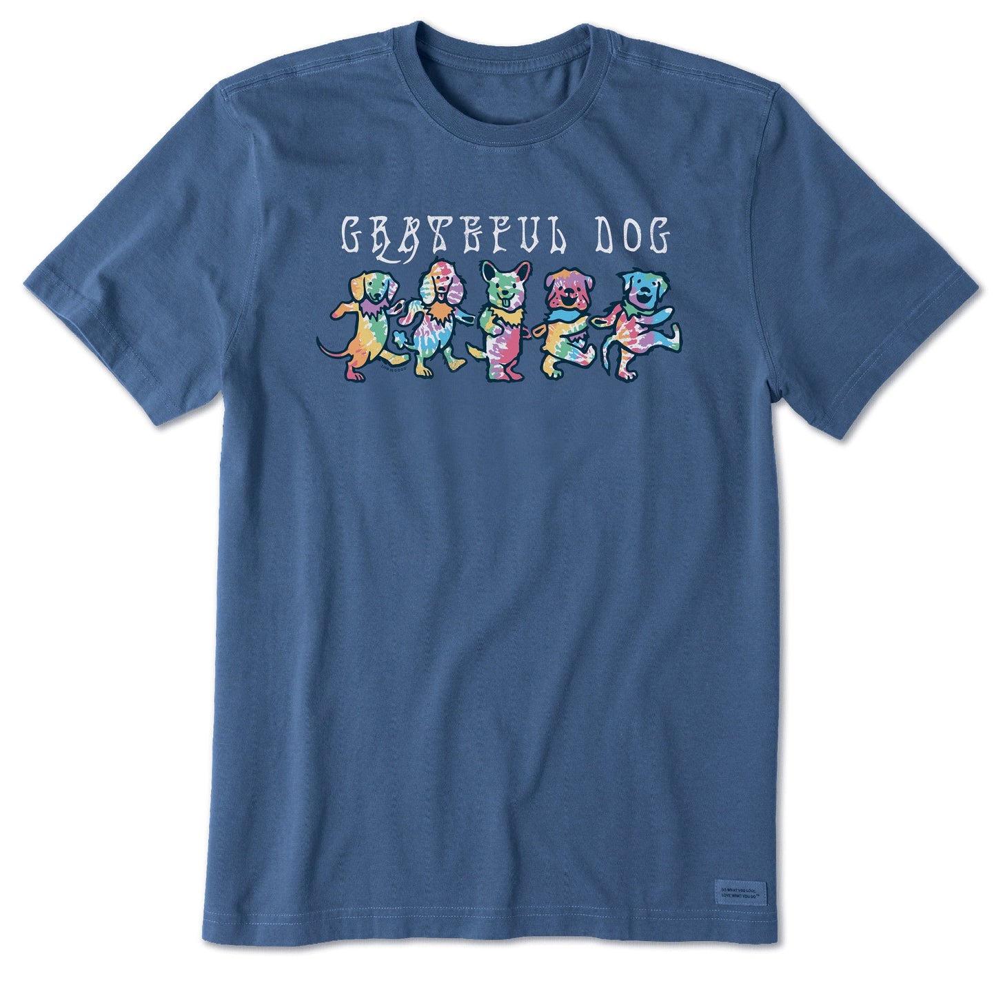 Men's Tie Dye Grateful Dog Short Sleeve Tee