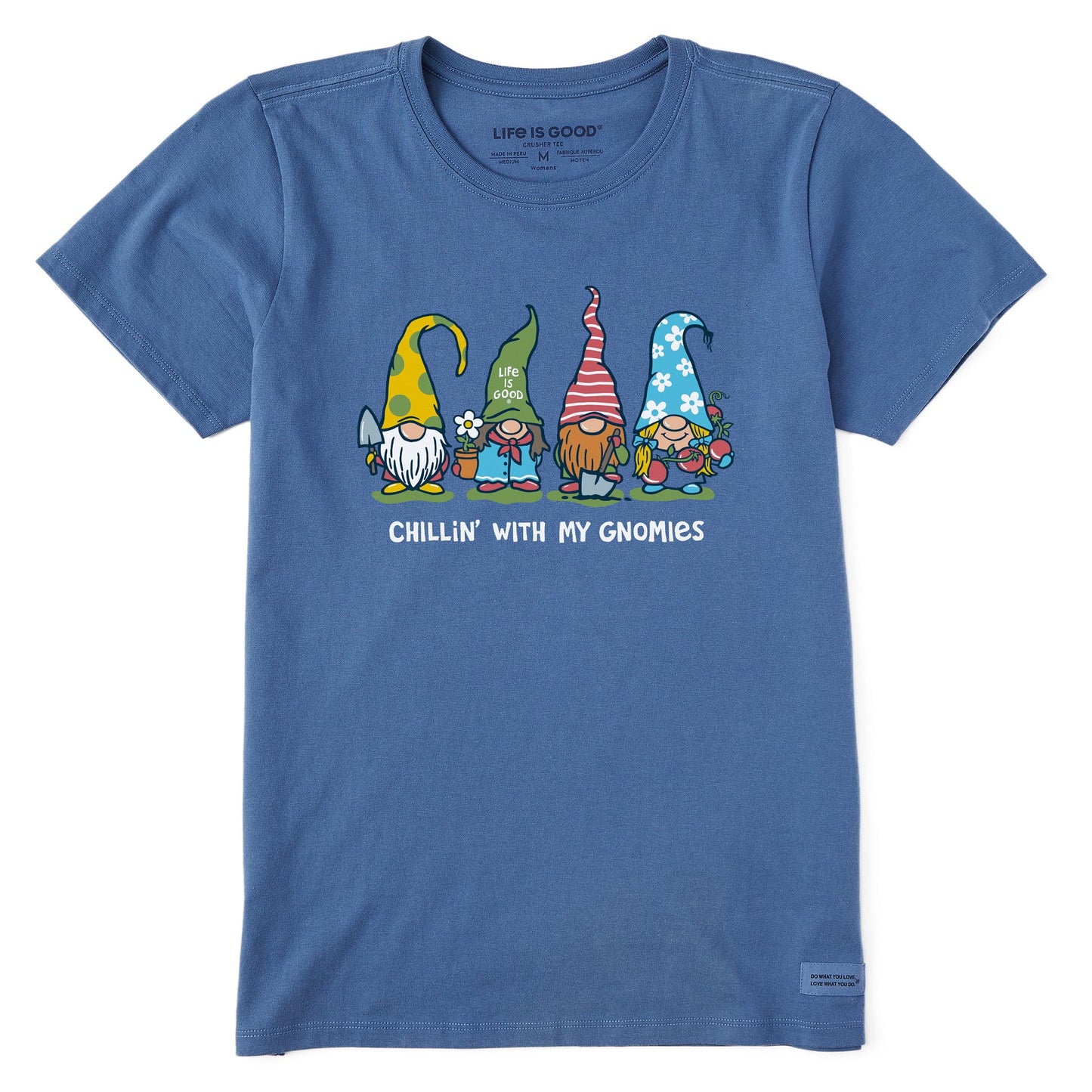 Women's Garden Gnomies Chillin' Short Sleeve Tee