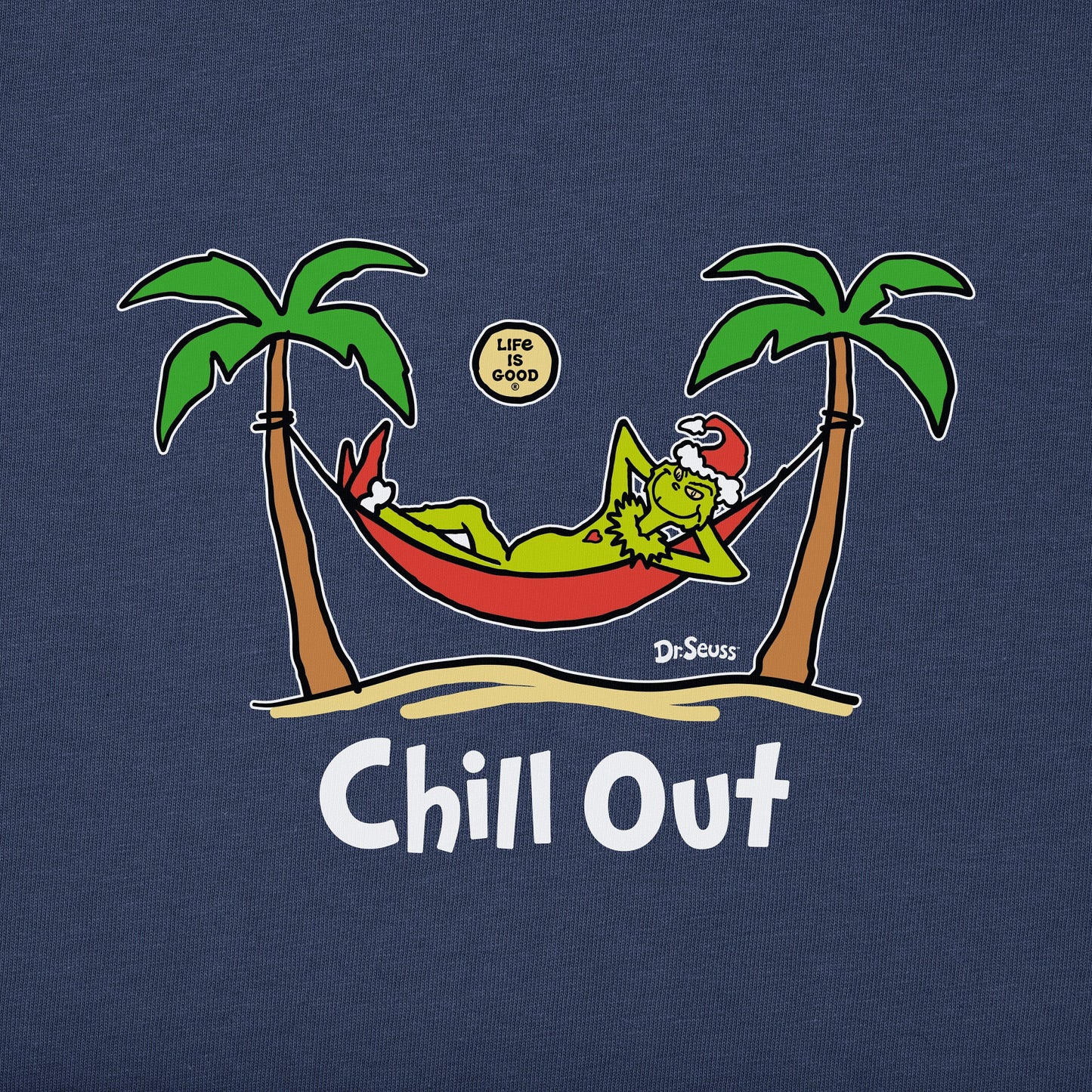 Men's Chill Out Grinch Hammock Short Sleeve Crusher Tee