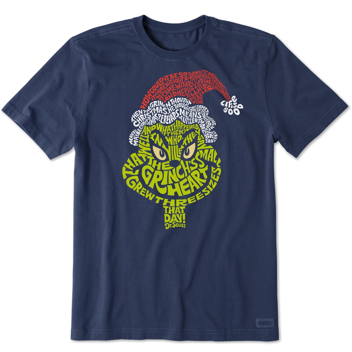 Men's Wordy Grinch Short Sleeve Crusher Tee