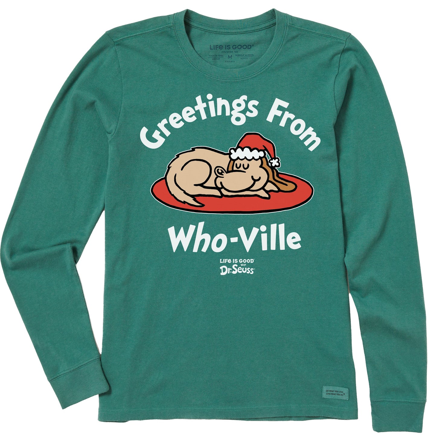Women's Greetings from Who-Ville Max Long Sleeve Crusher Tee